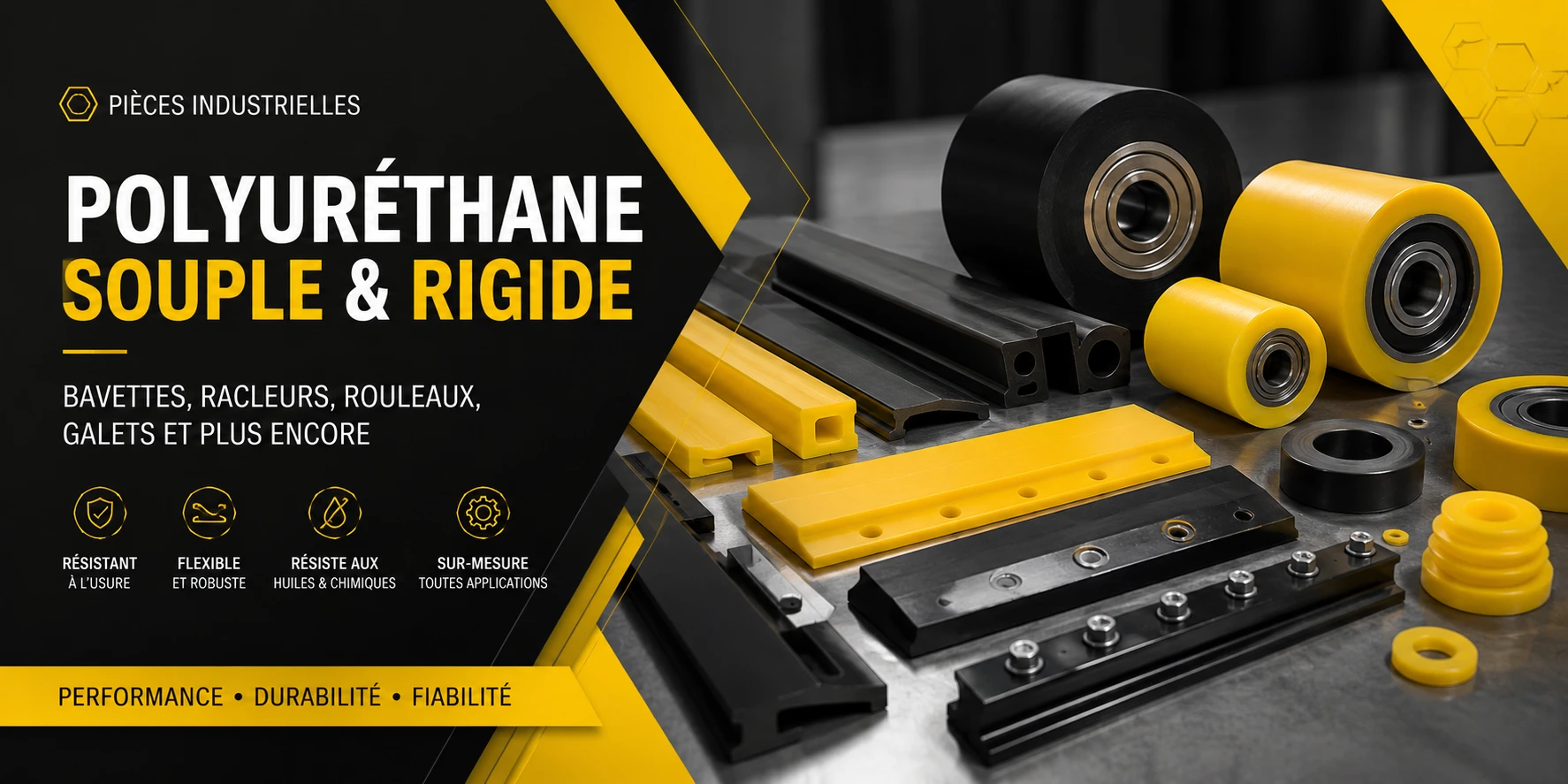 Pièces en polyuréthane sur-mesure MP Réparation Services